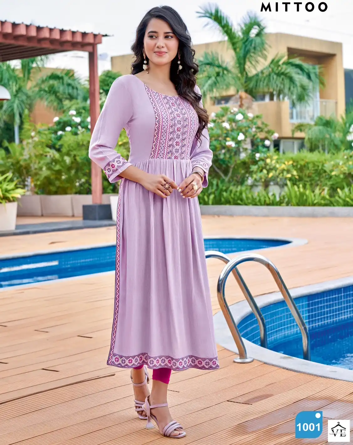 Mittoo Sargam Wrinkle Rayon Wholesale Kurti Catalog — Wholesale Kurtis, MPA wholesale from Surat — view 1