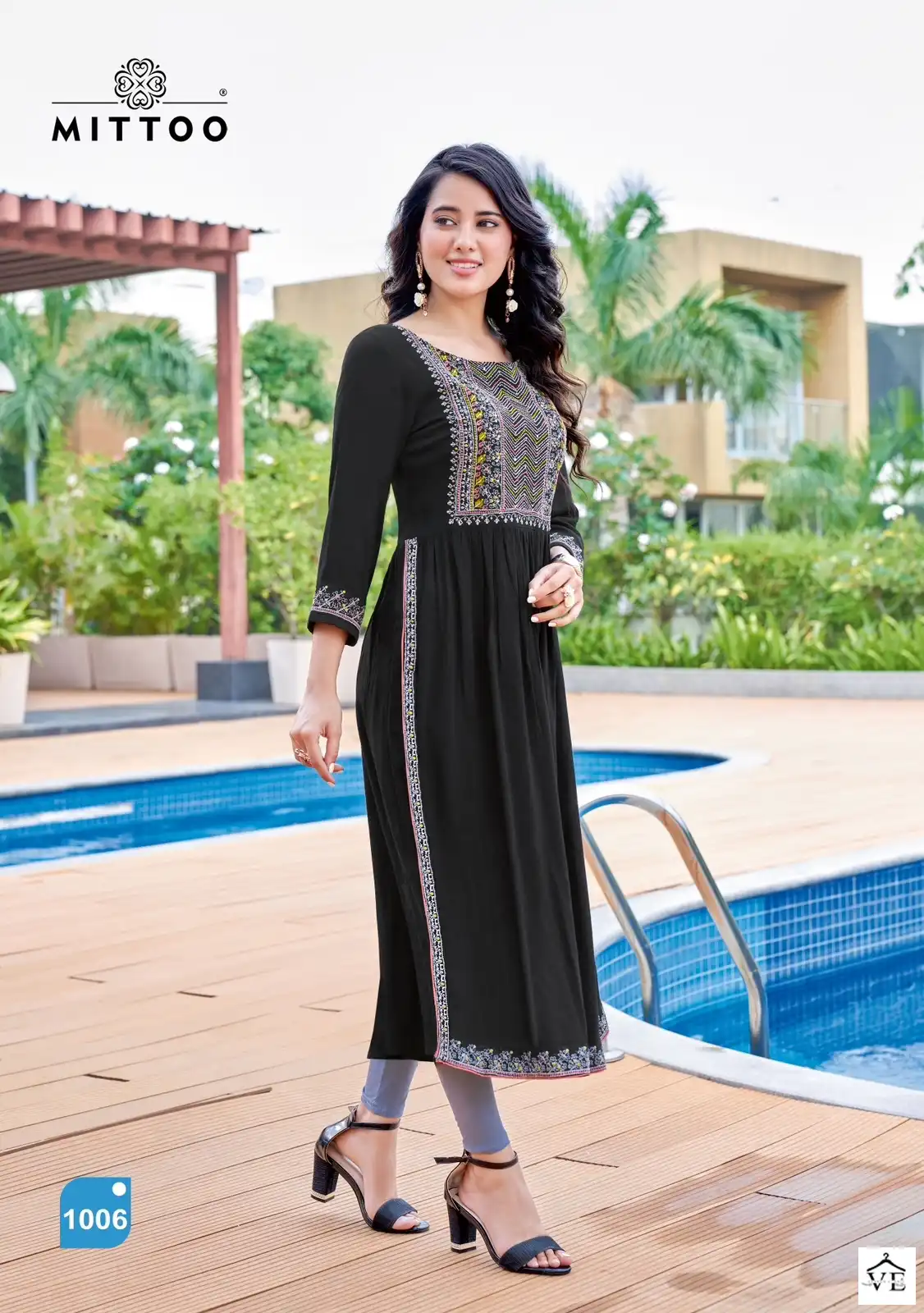 Mittoo Sargam Wrinkle Rayon Wholesale Kurti Catalog — Wholesale Kurtis, MPA wholesale from Surat - Gallery Image 3