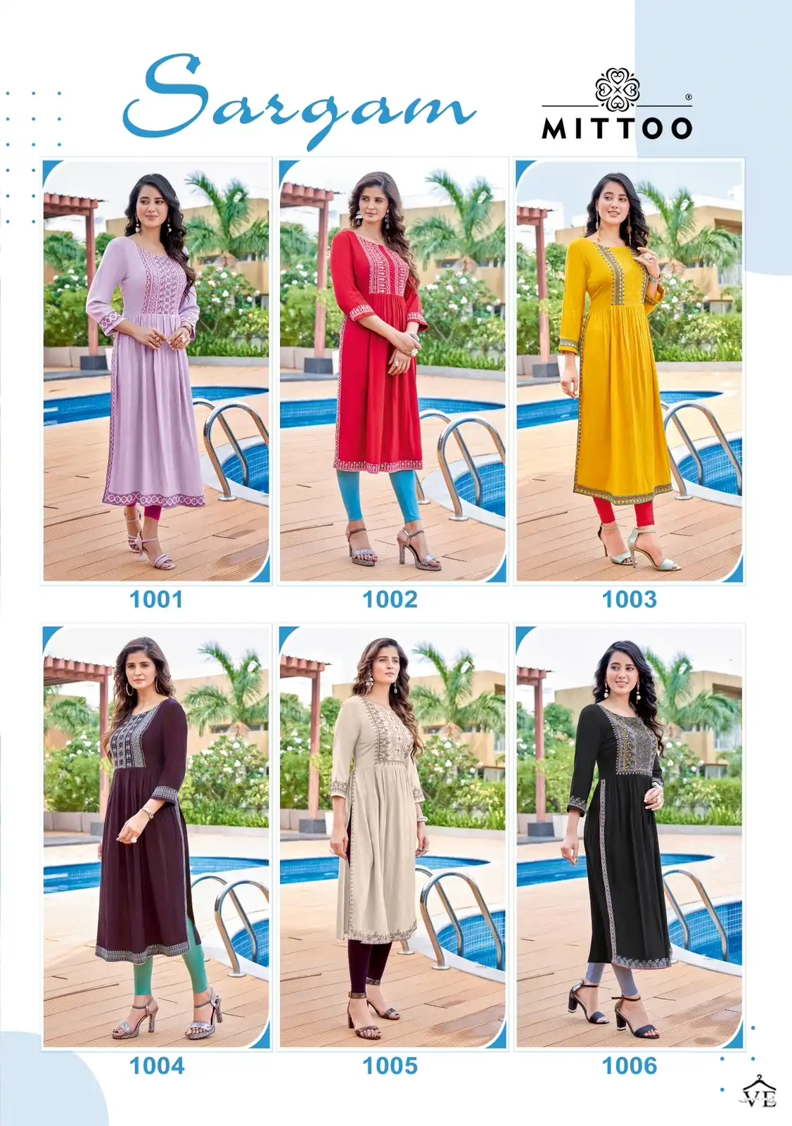 Mittoo Sargam Wrinkle Rayon Wholesale Kurti Catalog — Wholesale Kurtis, MPA wholesale from Surat — view 6