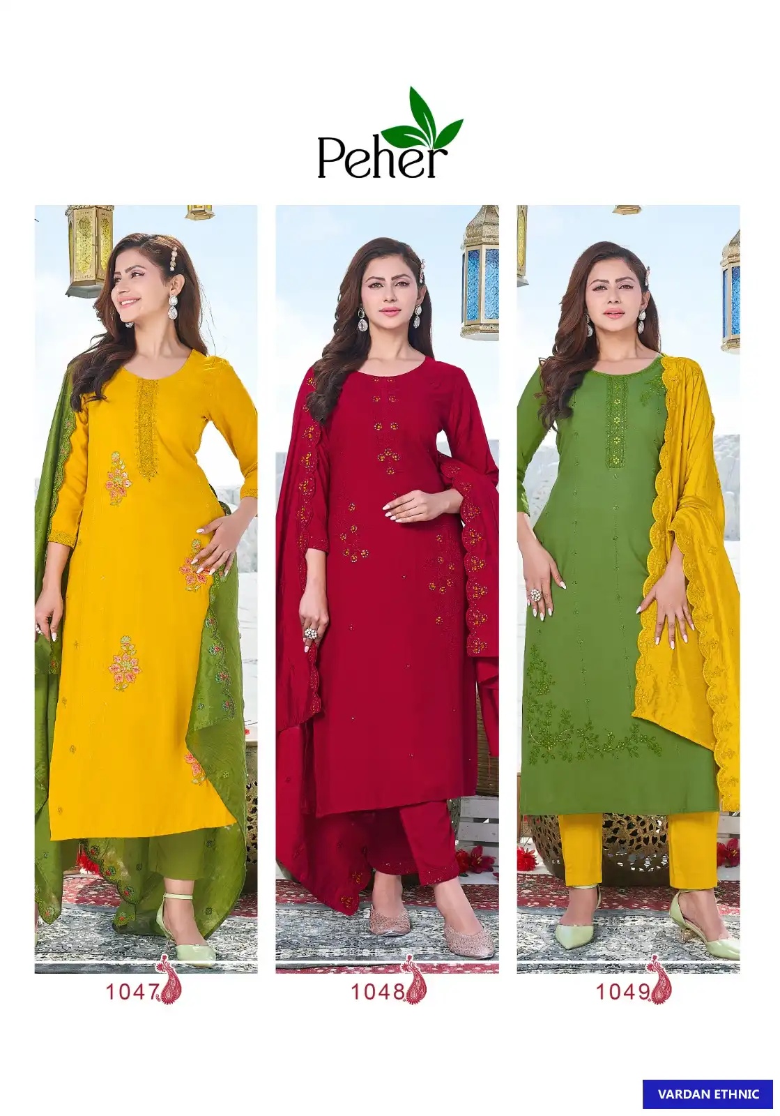 Vivils Seher Vol 7 Heavy Rayon Wholesale Readymade Suits Catalog — Wholesale Salwar Suits, MPA wholesale from Surat — view 6