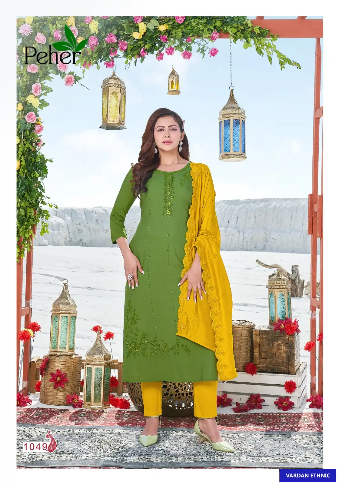 Vivils Seher Vol 7 Heavy Rayon Wholesale Readymade Suits Catalog — Wholesale Salwar Suits, MPA wholesale from Surat - Gallery Image 4