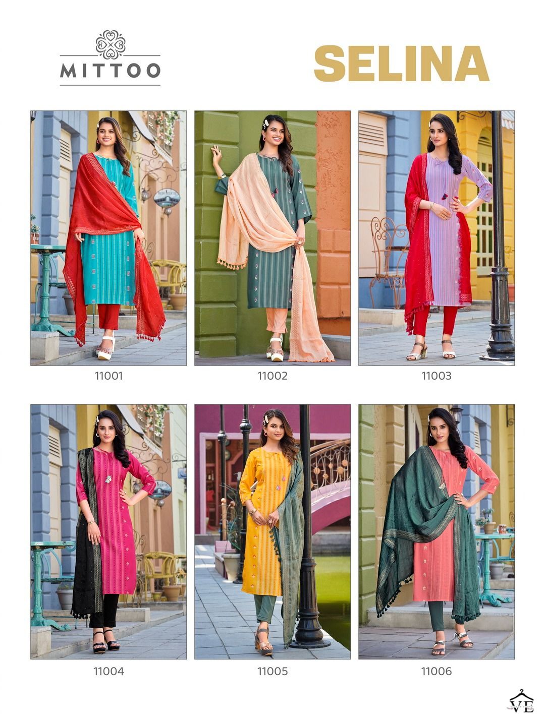 Mittoo Selina Viscose Wholesale Readymade Salwar Suit Catalog — Wholesale Salwar Suits, MPA wholesale from Surat — view 7