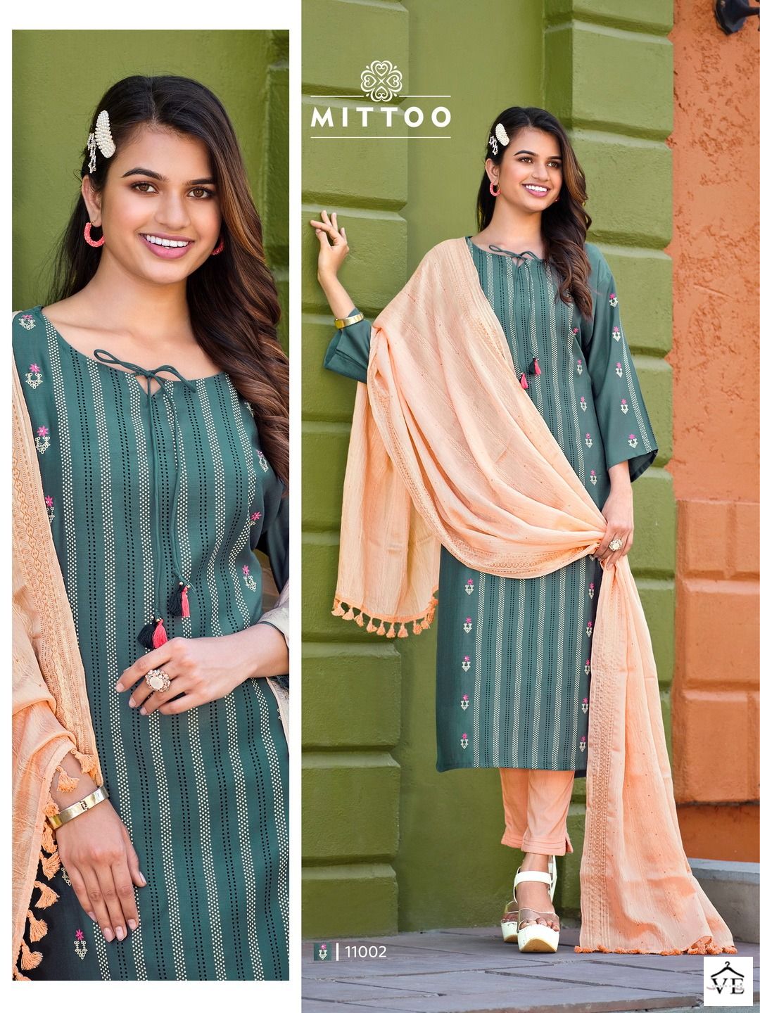 Mittoo Selina Viscose Wholesale Readymade Salwar Suit Catalog — Wholesale Salwar Suits, MPA wholesale from Surat - Gallery Image 5