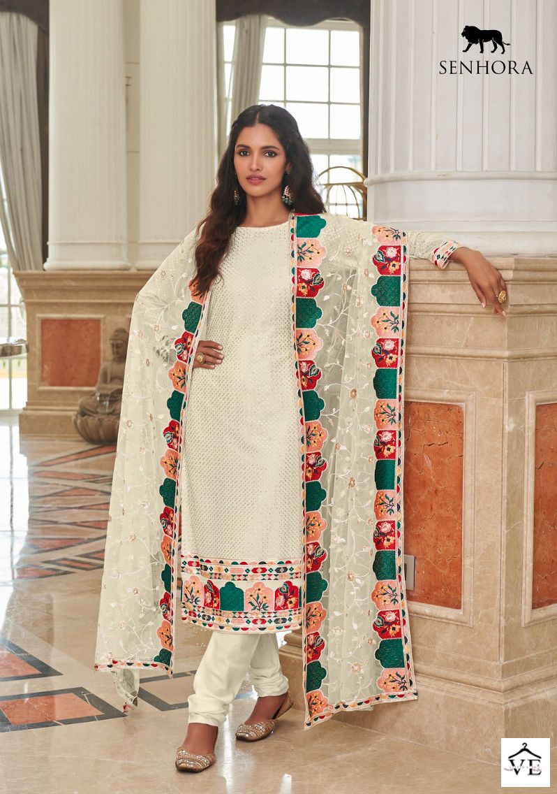 Senhora Syeda Georgette Wholesale Designer Salwar Suit Catalog — Wholesale Salwar Suits, MPA wholesale from Surat - Gallery Image 2