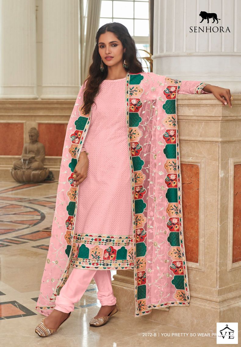 Senhora Syeda Georgette Wholesale Designer Salwar Suit Catalog — Wholesale Salwar Suits, MPA wholesale from Surat - Gallery Image 3