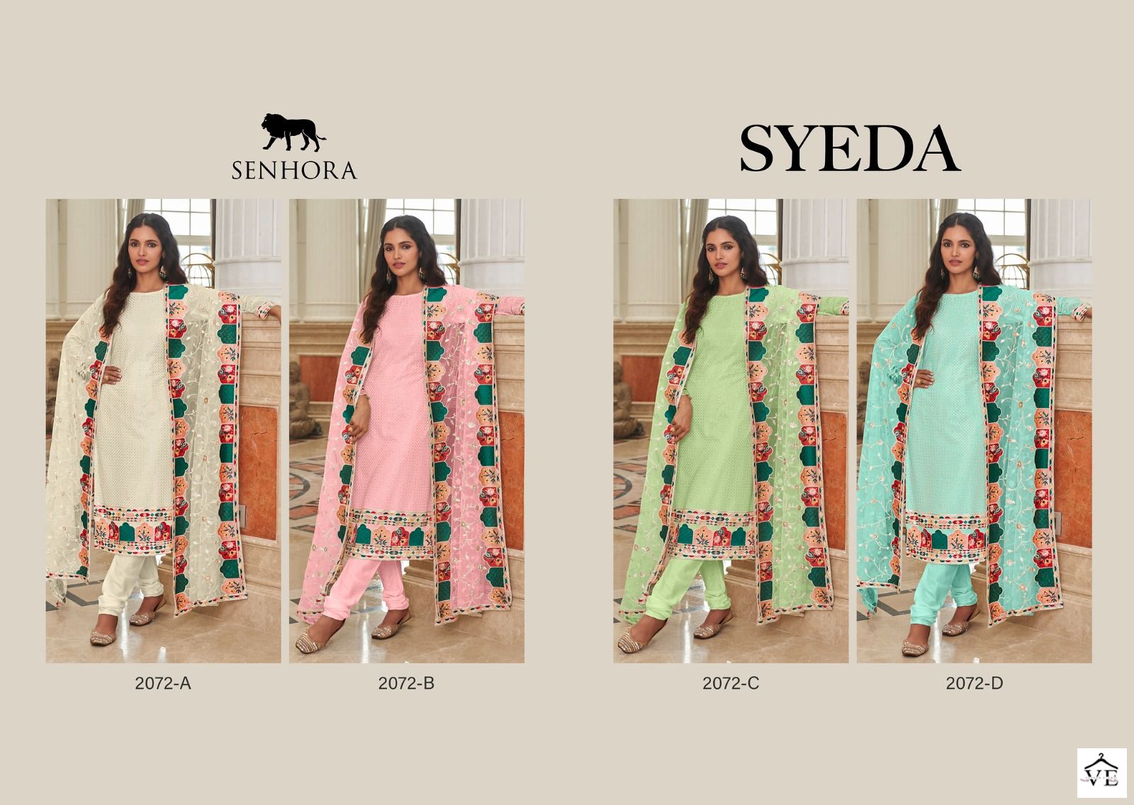 Senhora Syeda Georgette Wholesale Designer Salwar Suit Catalog — Wholesale Salwar Suits, MPA wholesale from Surat — view 13