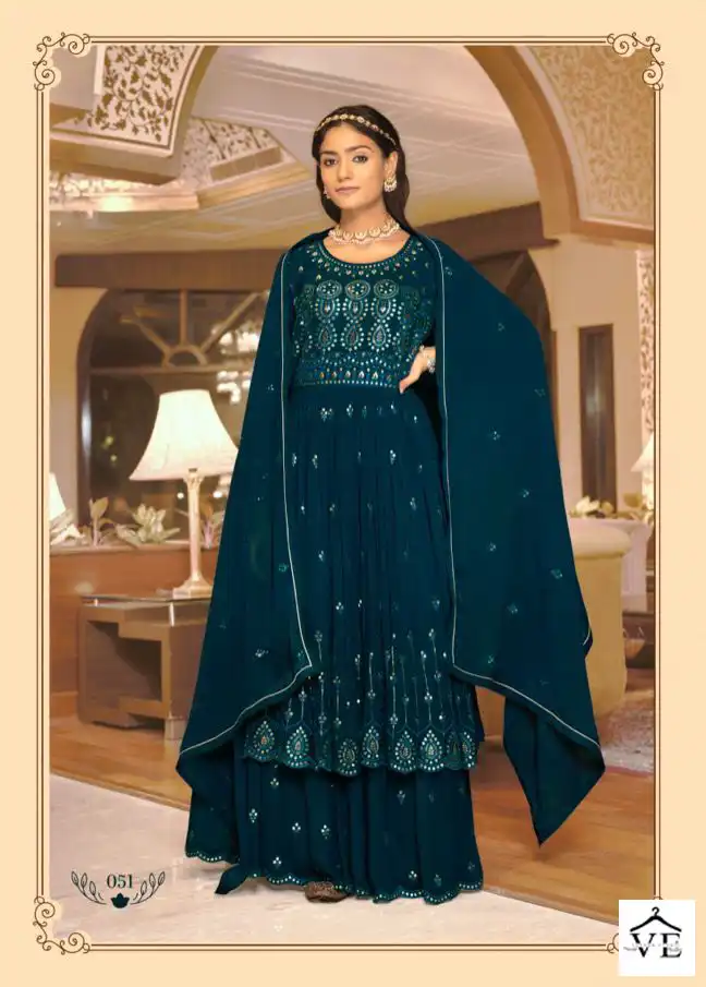Naari Senorita Pure Gorgette Wholesale Readymade Salwar Suit Catalog — Wholesale Salwar Suits, MPA wholesale from Surat - Gallery Image 2