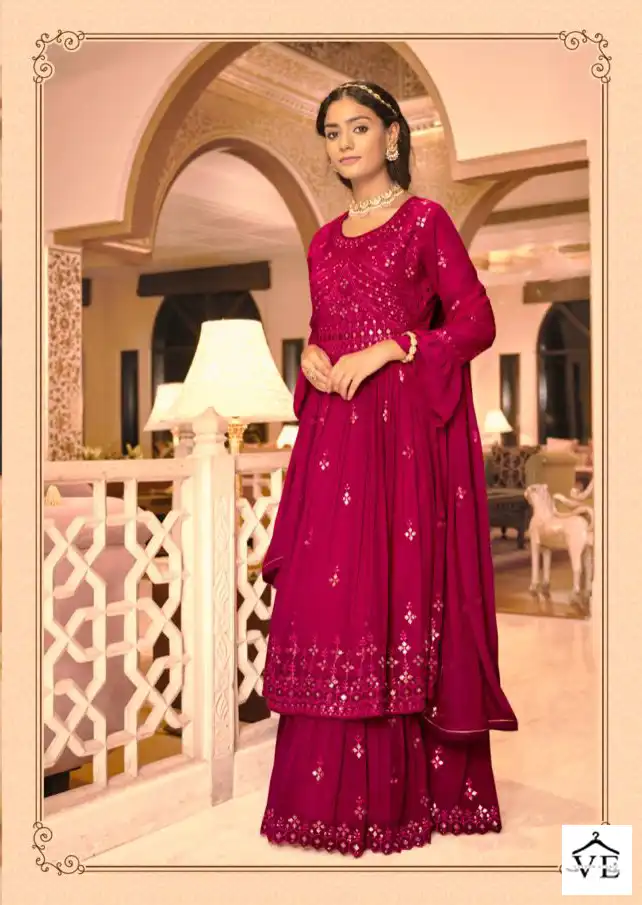 Naari Senorita Pure Gorgette Wholesale Readymade Salwar Suit Catalog — Wholesale Salwar Suits, MPA wholesale from Surat - Gallery Image 3