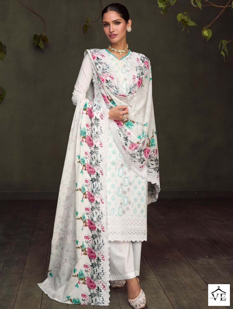 Mumtaz Arts Shades Of Beauty Vol 2 Lawn Cotton Wholesale Pakistani Salwar Suitr Catalog — Wholesale Salwar Suits, MPA wholesale from Surat - Gallery Image 4