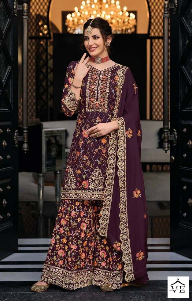 Eba Lifestyle Shagun Color Edition Vol 8 Chinon Wholesale Designer Salwar Suitr Catalog — Wholesale Salwar Suits, Eba Lifestyle wholesale from Surat — view 3