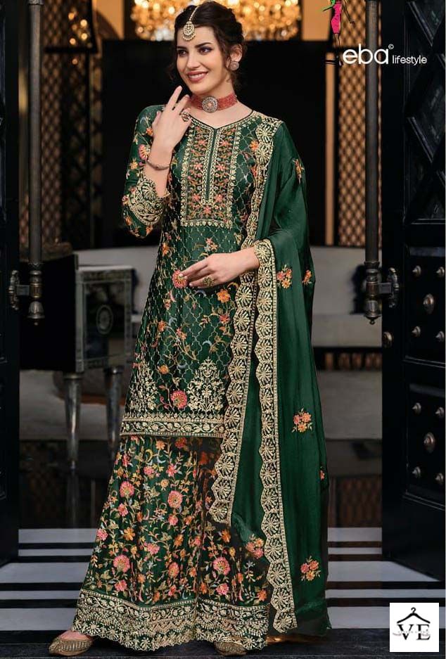 Eba Lifestyle Shagun Color Edition Vol 8 Chinon Wholesale Designer Salwar Suitr Catalog — Wholesale Salwar Suits, Eba Lifestyle wholesale from Surat — view 4