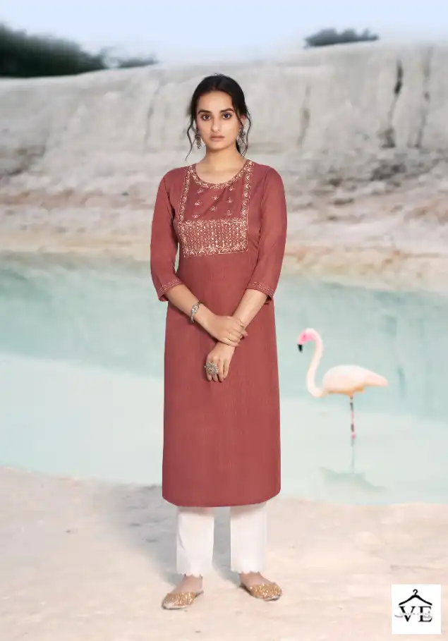 Kalaroop Shahi Fancy Rayon Wholesale Kurti Catalog — Wholesale Kurtis, MPA wholesale from Surat - Gallery Image 7