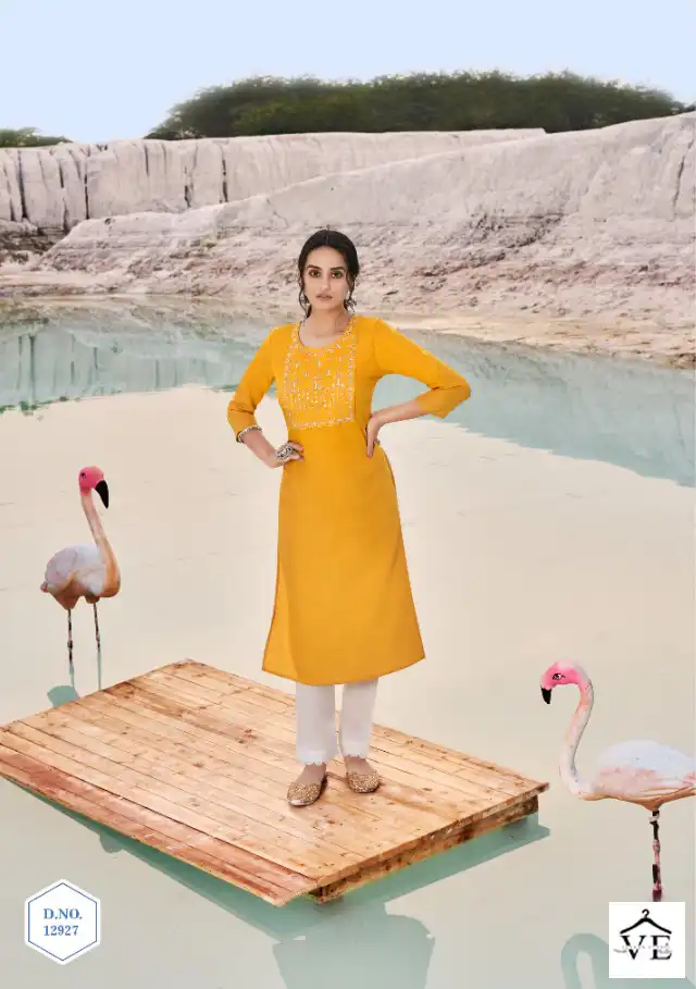 Kalaroop Shahi Fancy Rayon Wholesale Kurti Catalog — Wholesale Kurtis, MPA wholesale from Surat - Gallery Image 2