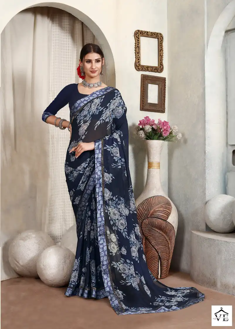 Mintorsi Shalimar Weightless Wholesale Saree Catalog — Wholesale Sarees, MPA wholesale from Surat - Gallery Image 5