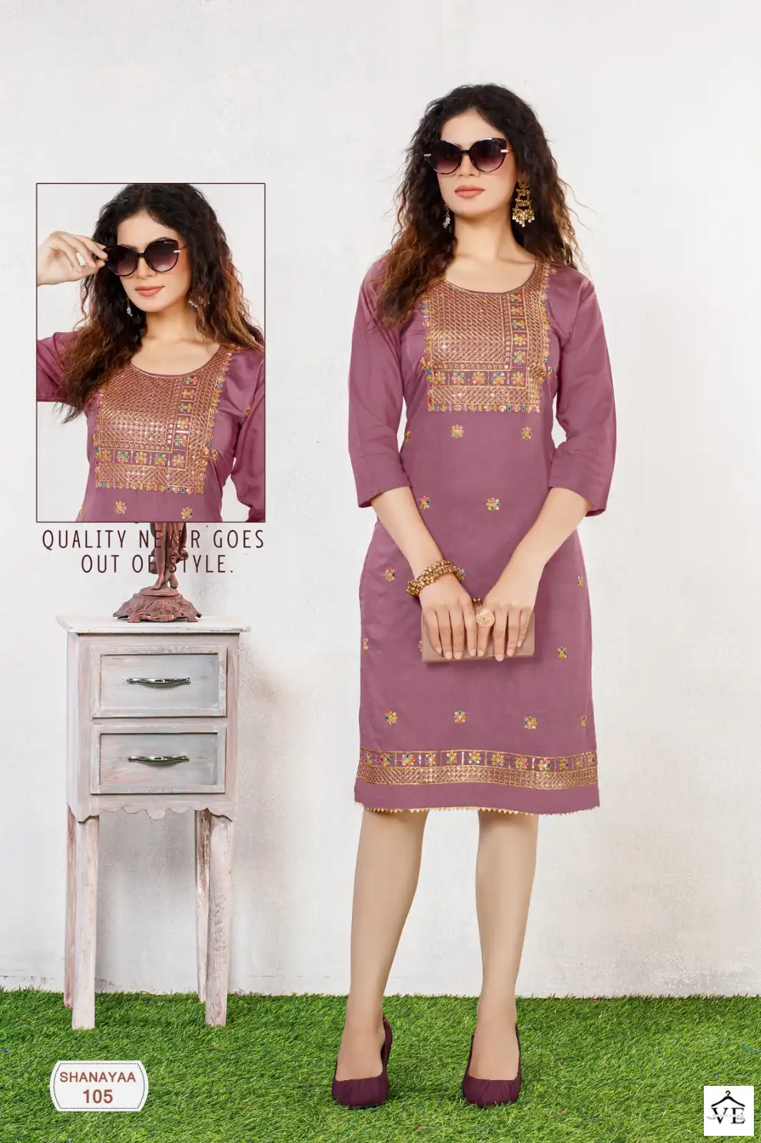 Banwery Shanayaa Heavy Chanderi Silk Wholesale Kurti Catalog — Wholesale Kurtis, Banwery wholesale from Surat - Gallery Image 2