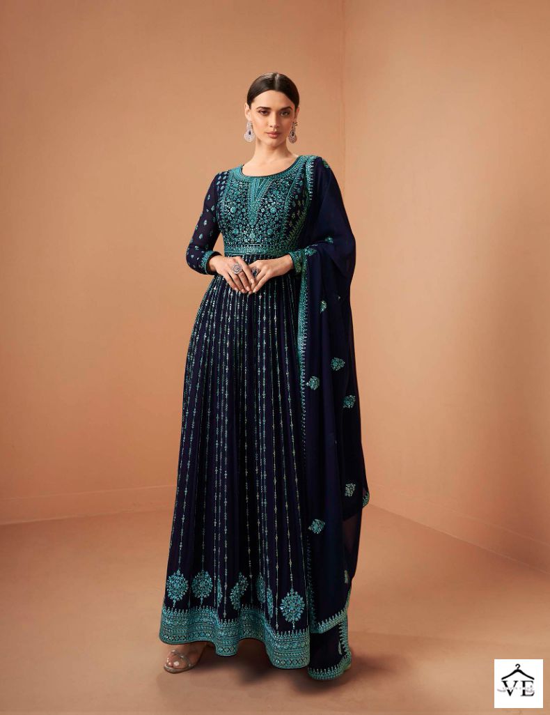 Vardan Ethnic Sheroz Georgette Wholesale Designer Salwar Suit Catalog — Wholesale Salwar Suits, MPA wholesale from Surat - Gallery Image 5