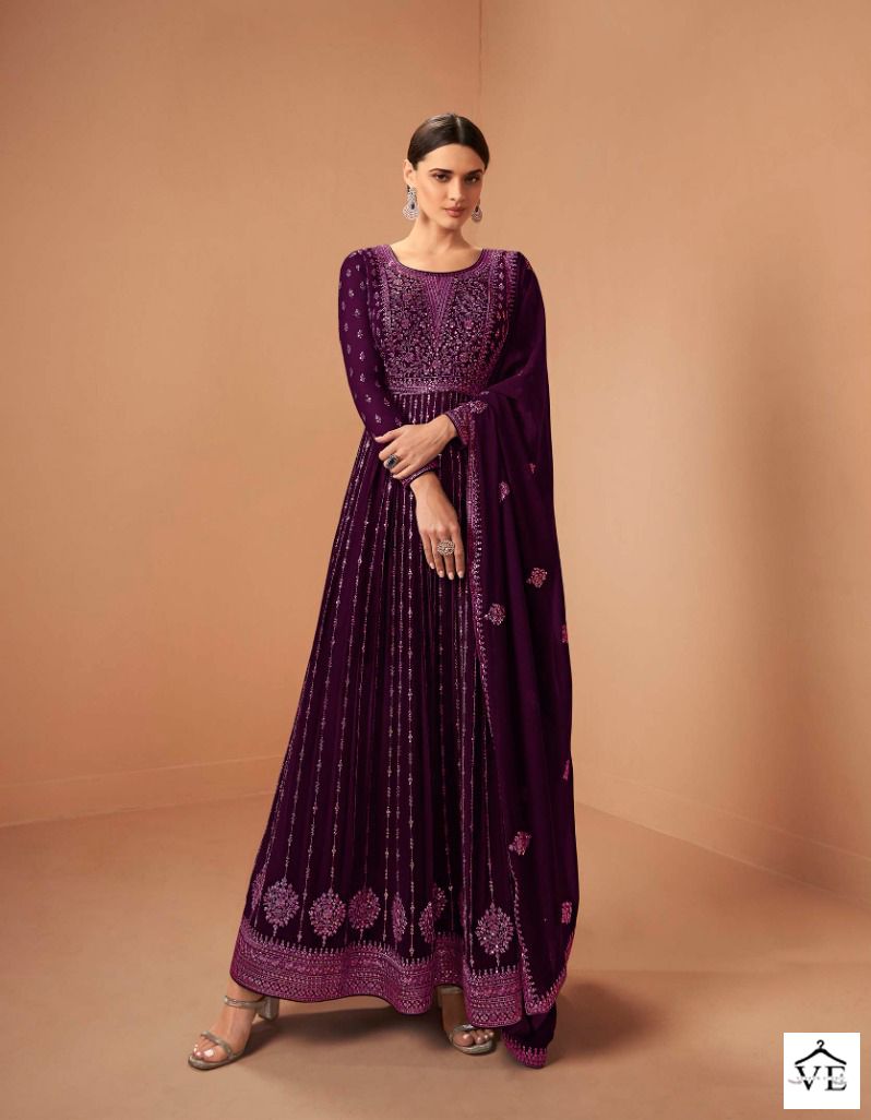 Vardan Ethnic Sheroz Georgette Wholesale Designer Salwar Suit Catalog — Wholesale Salwar Suits, MPA wholesale from Surat - Gallery Image 3