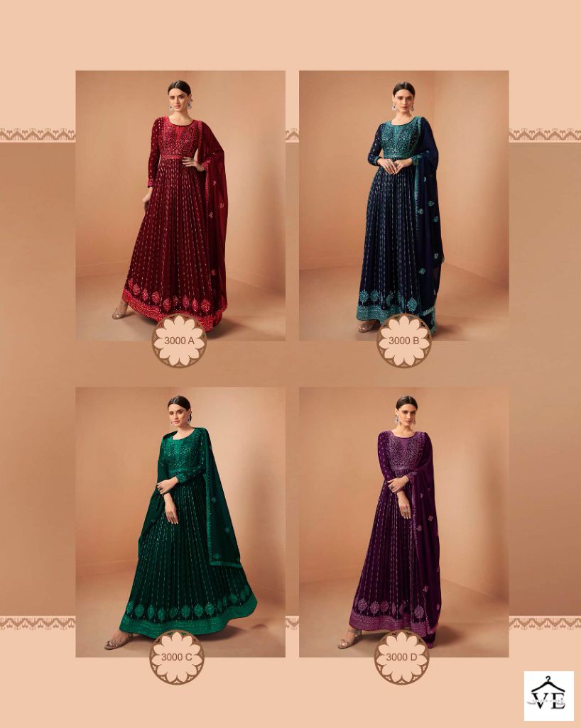 Vardan Ethnic Sheroz Georgette Wholesale Designer Salwar Suit Catalog — Wholesale Salwar Suits, MPA wholesale from Surat — view 8