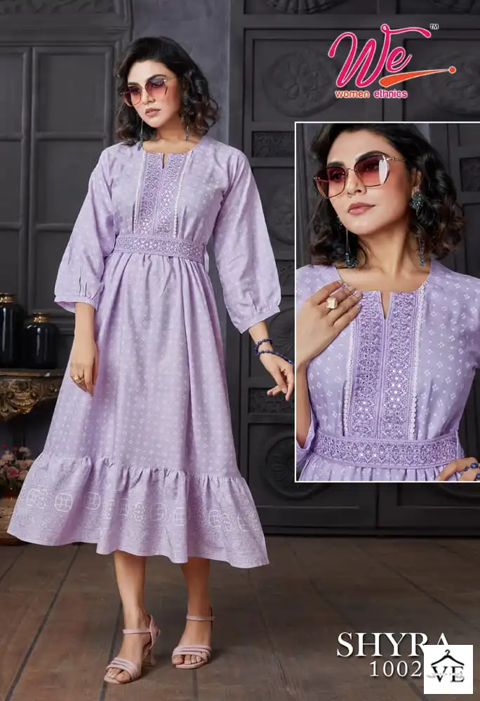 We Shyra Rayon Wholesale Kurti Catalog — Wholesale Kurtis, MPA wholesale from Surat — view 5