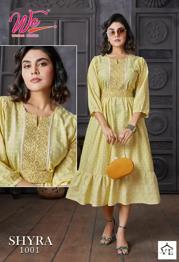 We Shyra Rayon Wholesale Kurti Catalog — Wholesale Kurtis, MPA wholesale from Surat — view 6