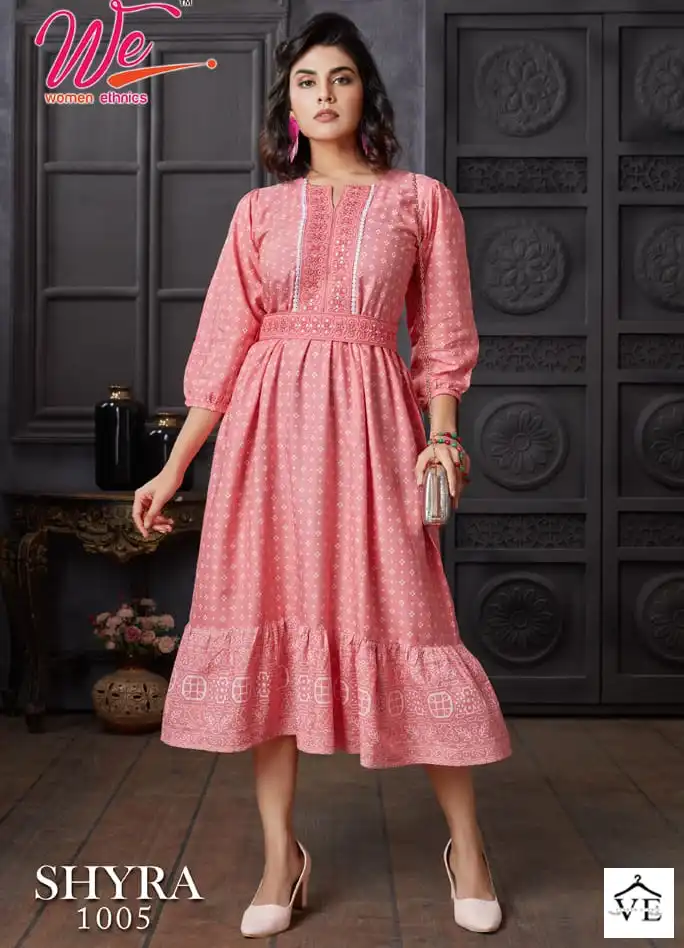 We Shyra Rayon Wholesale Kurti Catalog — Wholesale Kurtis, MPA wholesale from Surat — view 1
