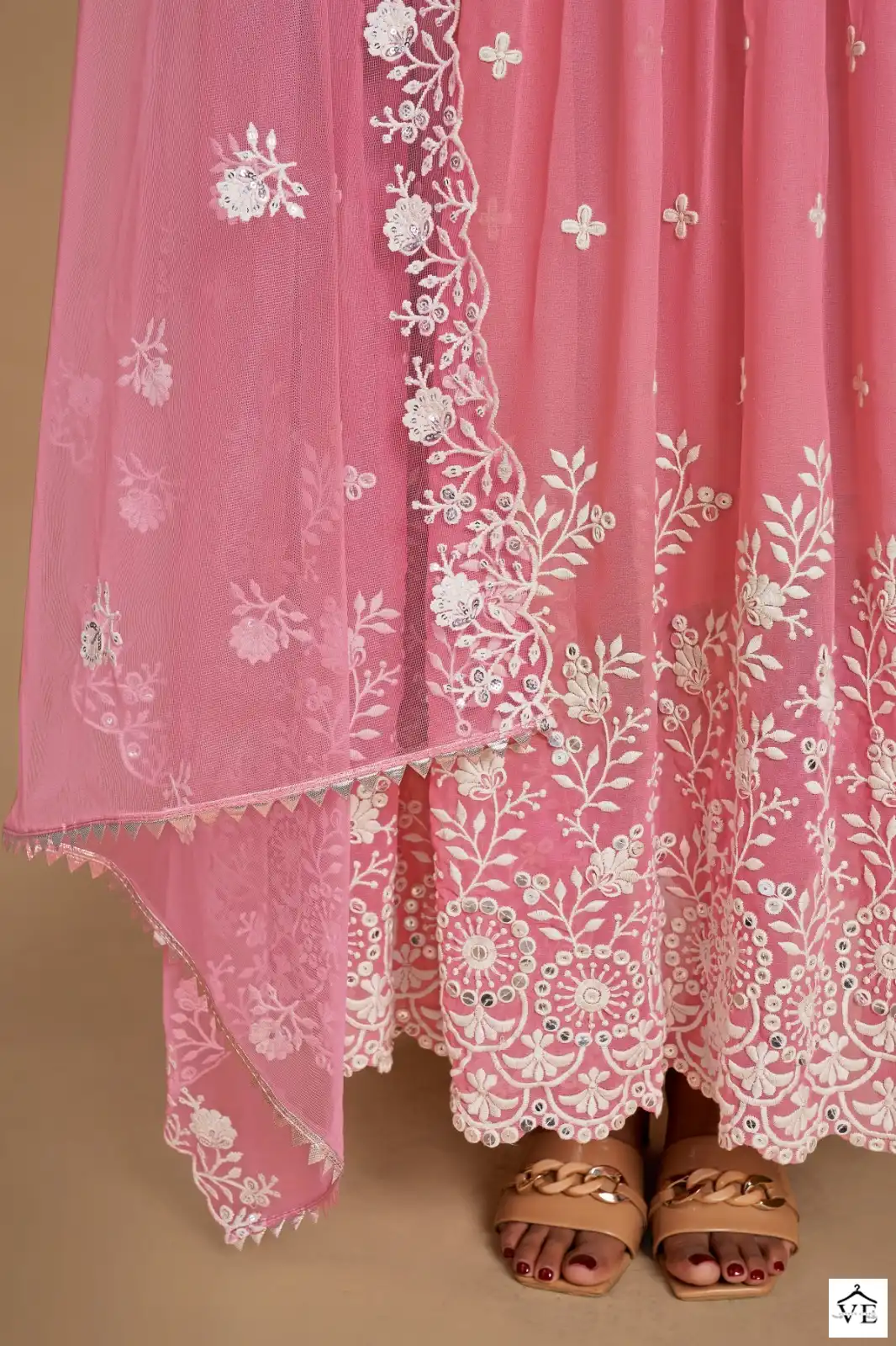 Arya Sing196 Georgette Wholesale Pant Style Suit — Wholesale Salwar Suits, MPA wholesale from Surat - Gallery Image 2