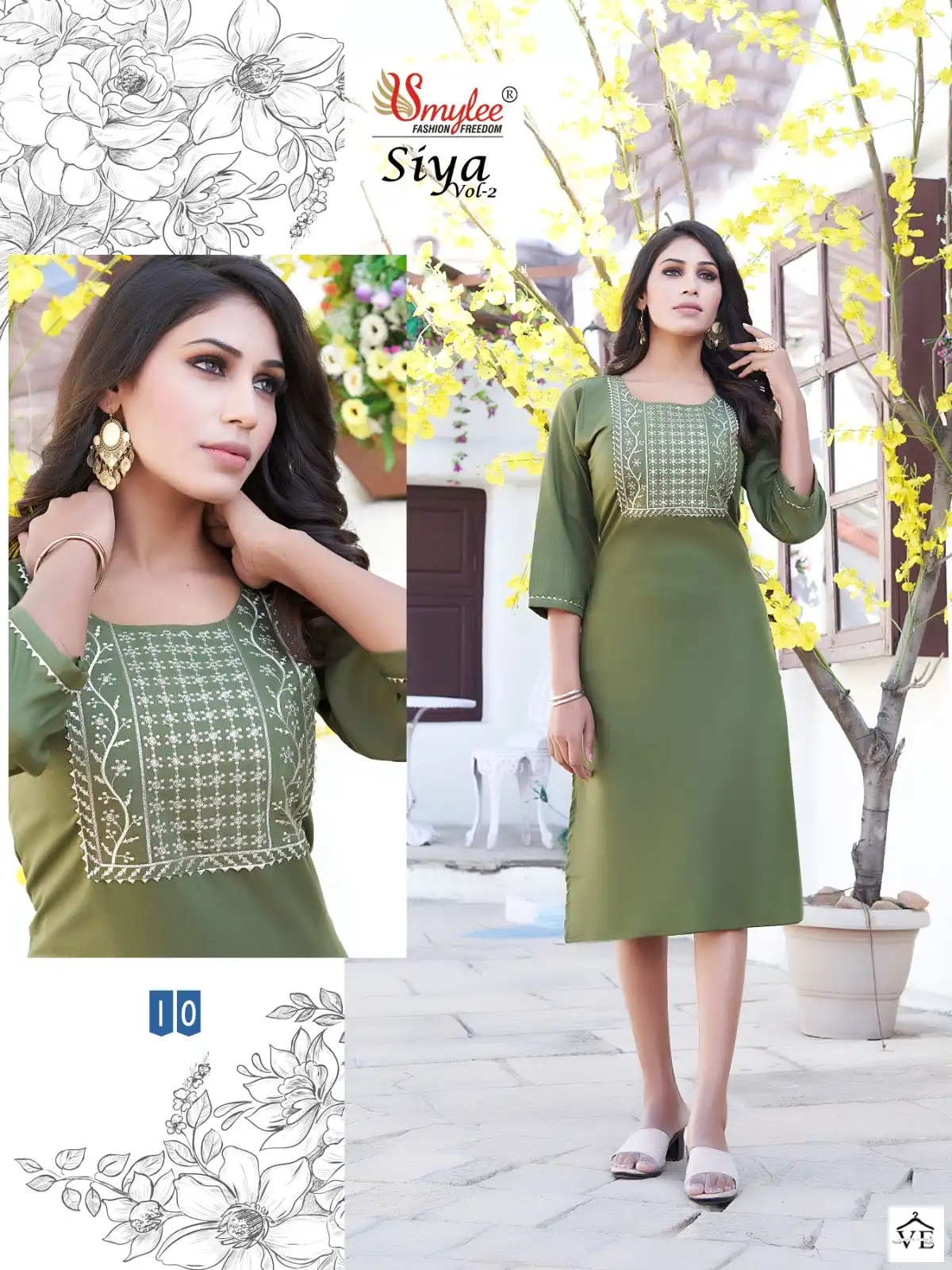 Rung Siya Vol 2 Heavy Soft Minc Wholesale Kurti Catalog — Wholesale Kurtis, MPA wholesale from Surat — view 5