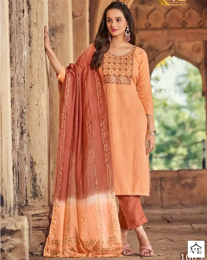 Vardan Ethnic Sneha Viscose Rayon Wholesale Readymade Suits Catalog — Wholesale Salwar Suits, MPA wholesale from Surat — view 1