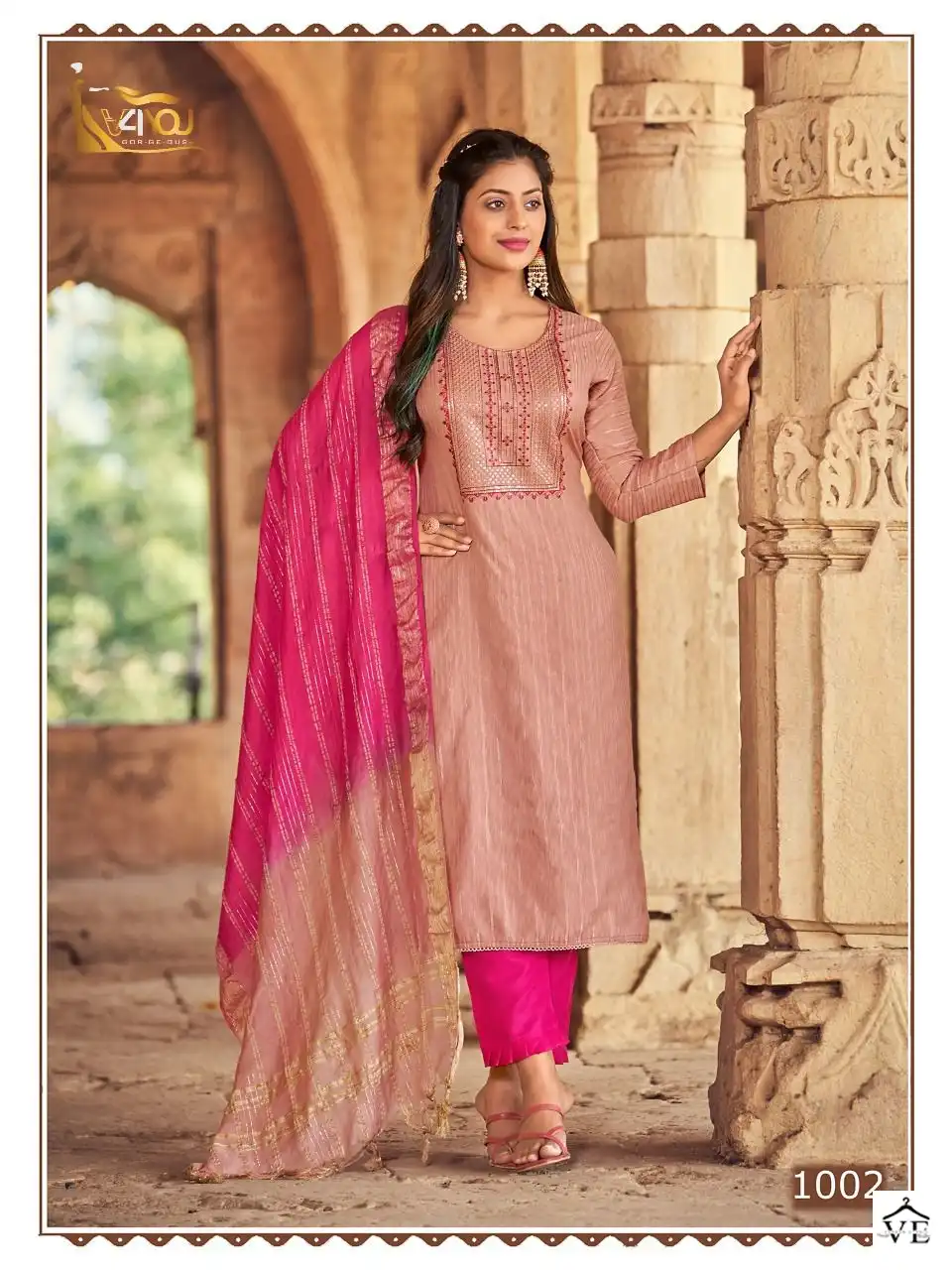 Vardan Ethnic Sneha Viscose Rayon Wholesale Readymade Suits Catalog — Wholesale Salwar Suits, MPA wholesale from Surat - Gallery Image 3