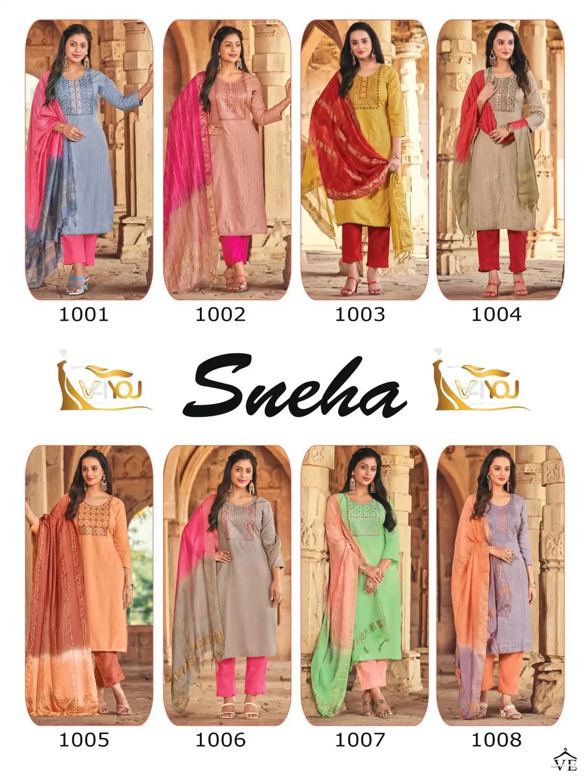 Vardan Ethnic Sneha Viscose Rayon Wholesale Readymade Suits Catalog — Wholesale Salwar Suits, MPA wholesale from Surat — view 9