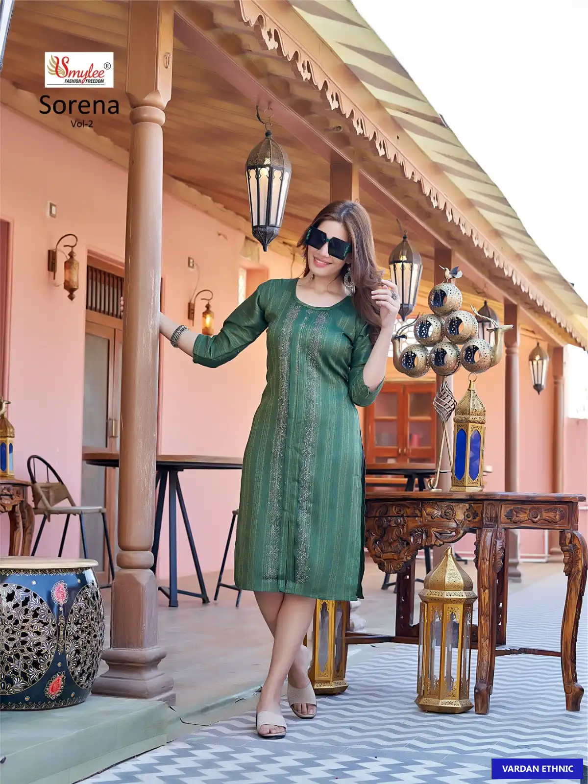 Rung Sorena Vol 2 Heavy Bombay Rayon Wholesale Kurti Catalog — Wholesale Kurtis, MPA wholesale from Surat - Gallery Image 8