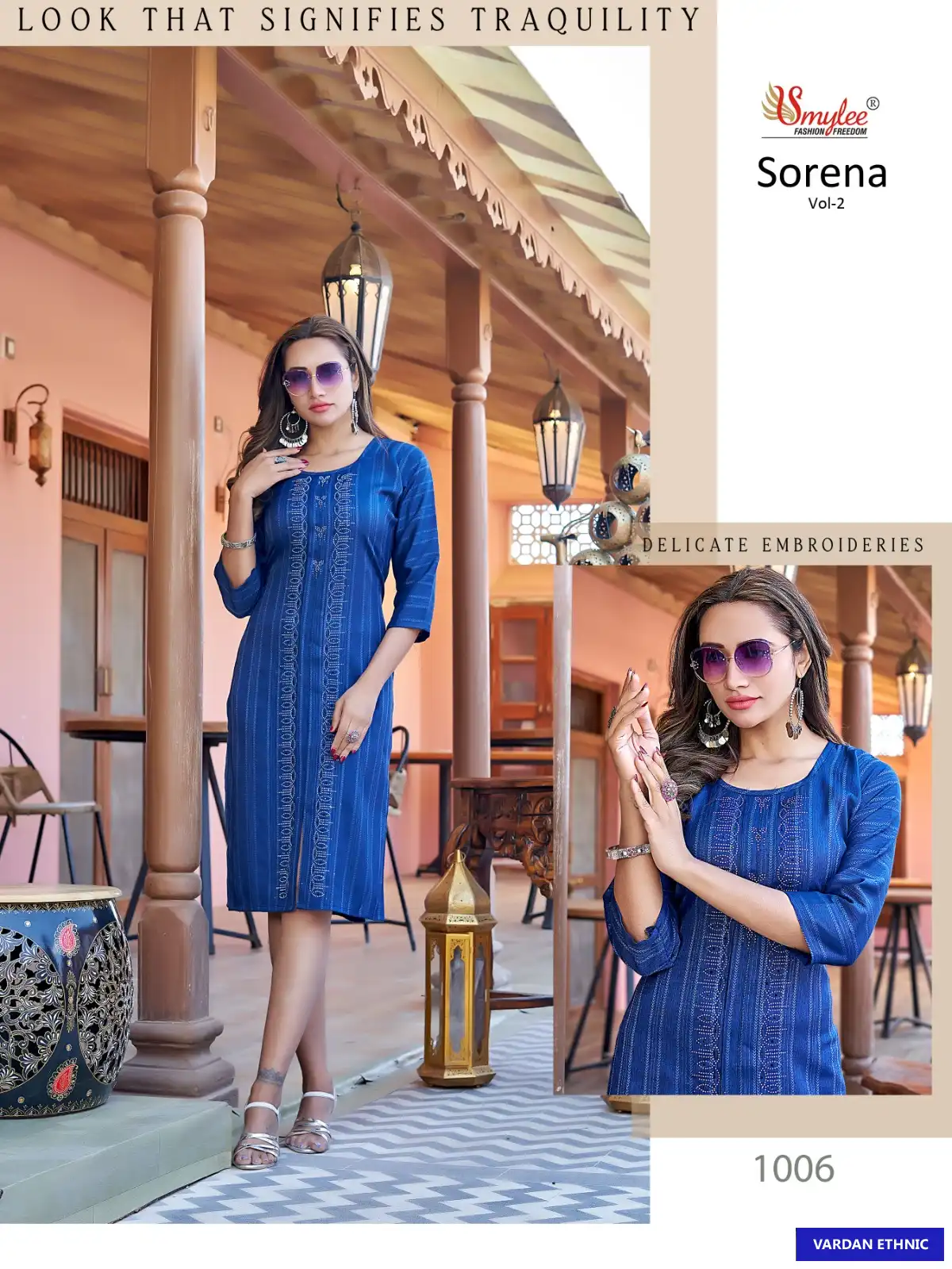 Rung Sorena Vol 2 Heavy Bombay Rayon Wholesale Kurti Catalog — Wholesale Kurtis, MPA wholesale from Surat - Gallery Image 6