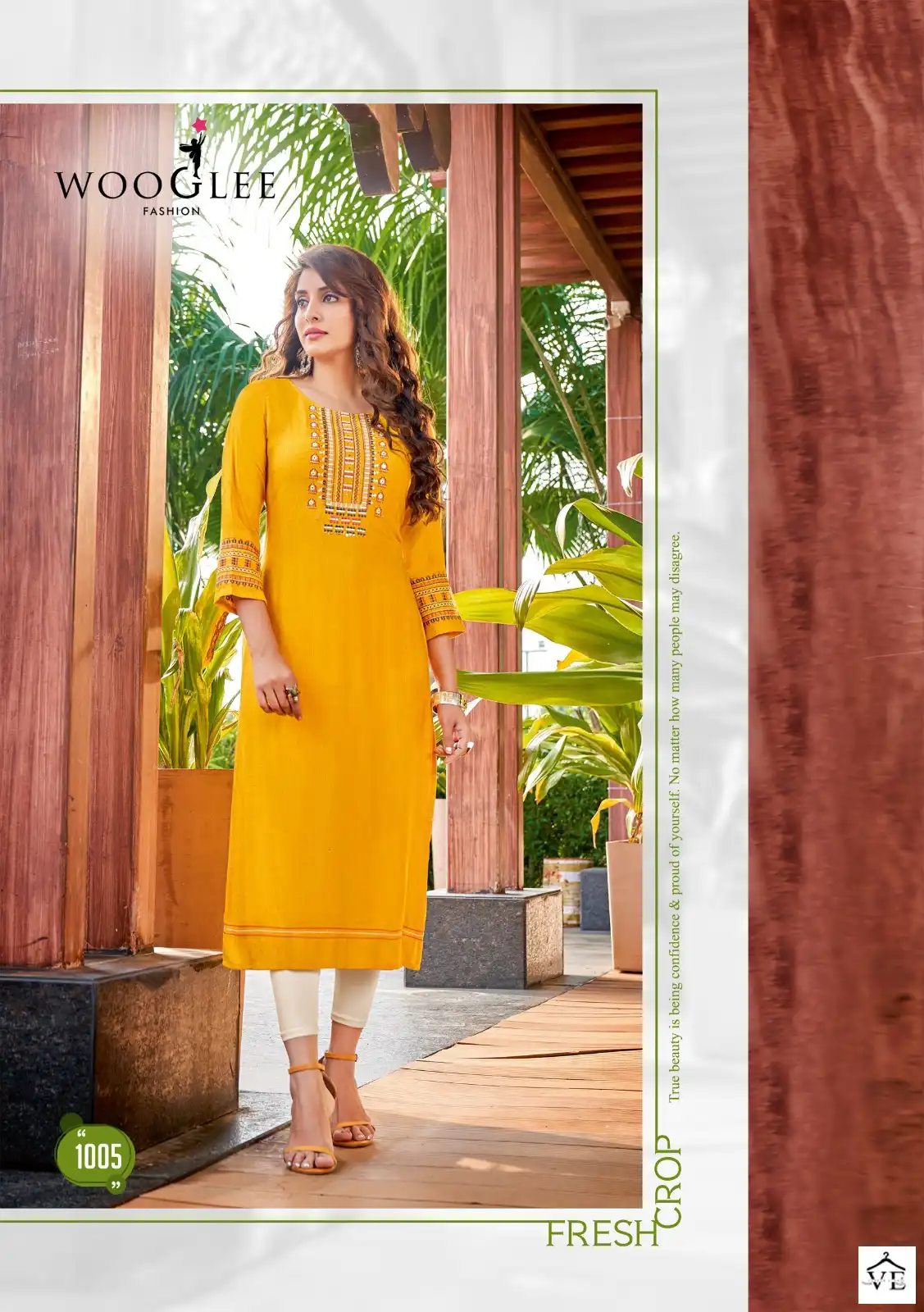 Wooglee Sparkle Rayon Two Tone Wholesale Kurti Catalog — Wholesale Kurtis, MPA wholesale from Surat - Gallery Image 6