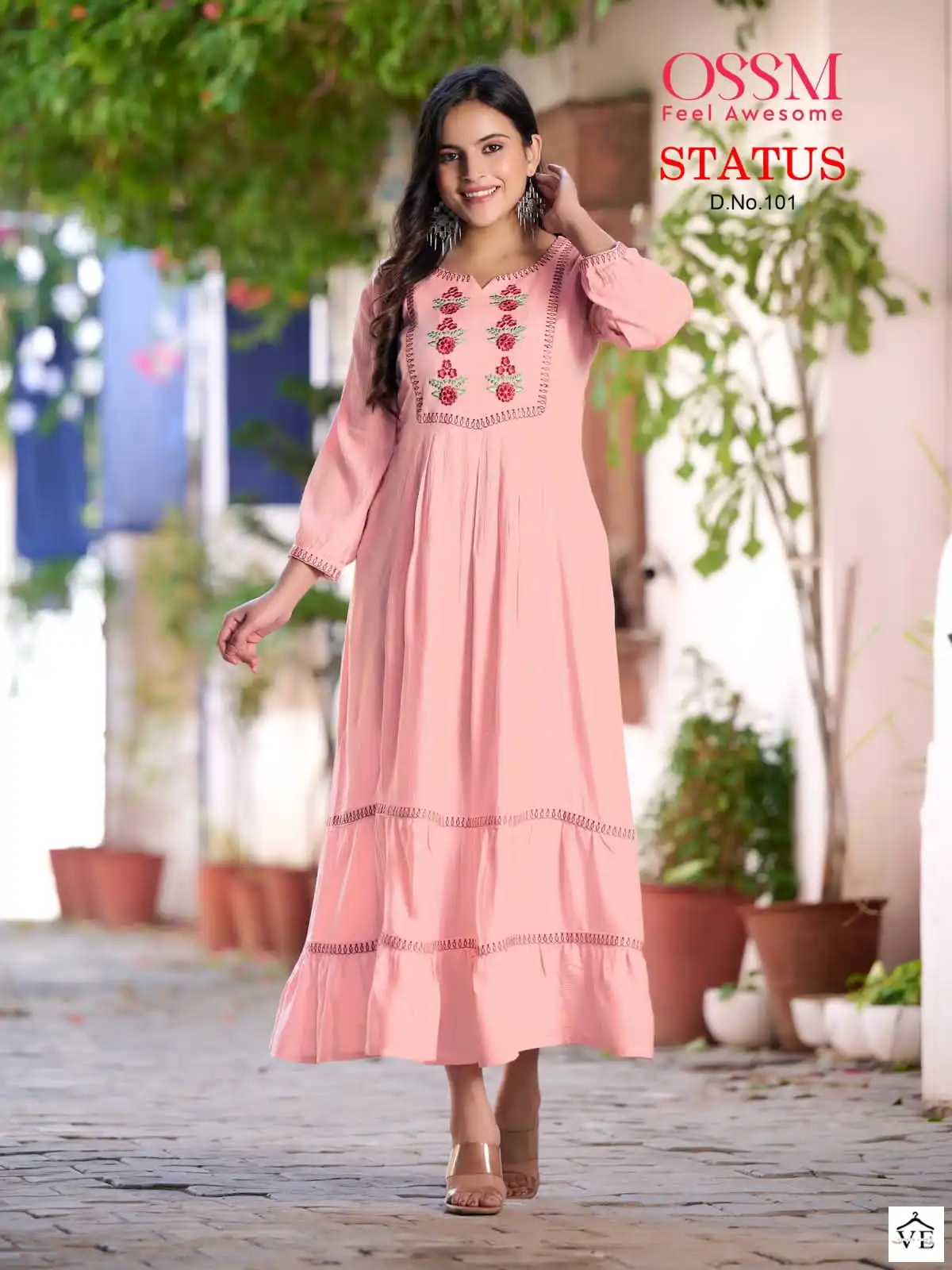 Ossm Status Heavy Rayon Wholesale Kurti Catalog — Wholesale Kurtis, MPA wholesale from Surat - Gallery Image 3