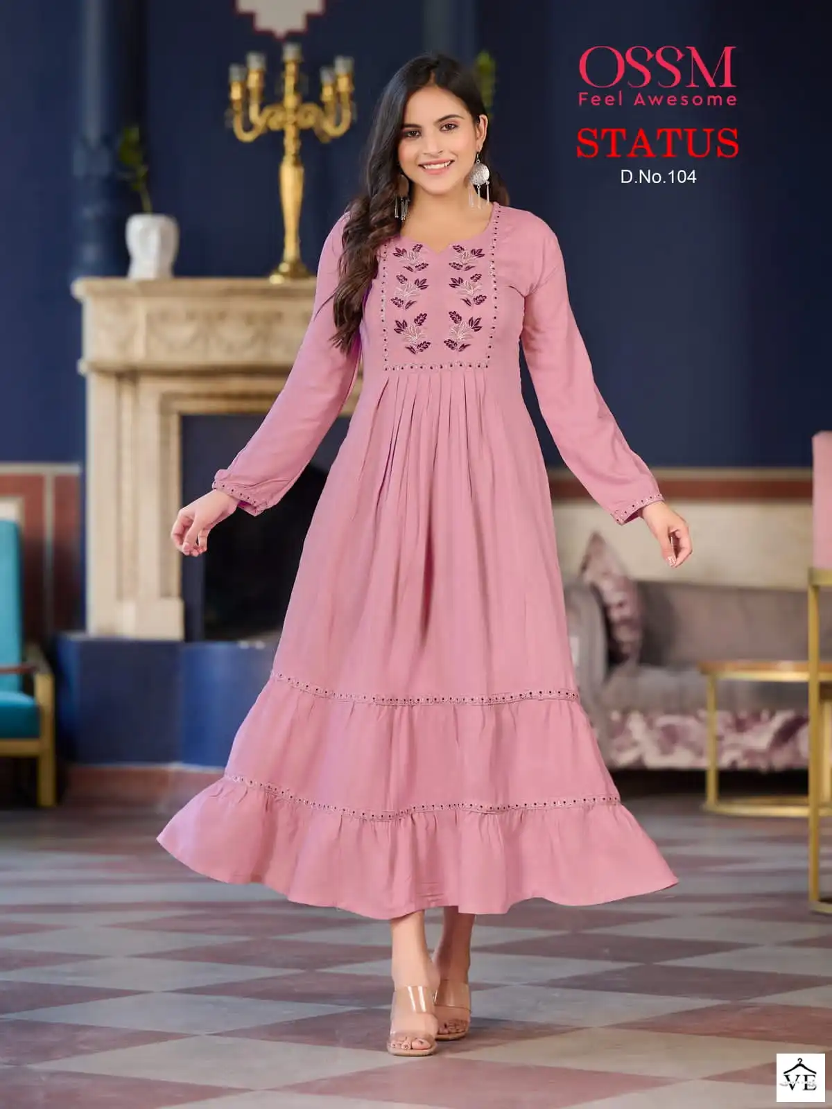 Ossm Status Heavy Rayon Wholesale Kurti Catalog — Wholesale Kurtis, MPA wholesale from Surat - Gallery Image 6