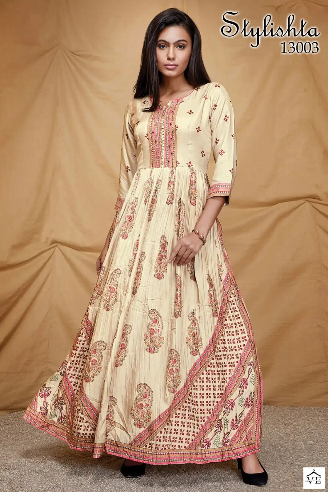 Stylishta Vol 13 Heavy Dola Silk Wholesale Gown Catalog — Wholesale Kurtis, MPA wholesale from Surat - Gallery Image 4