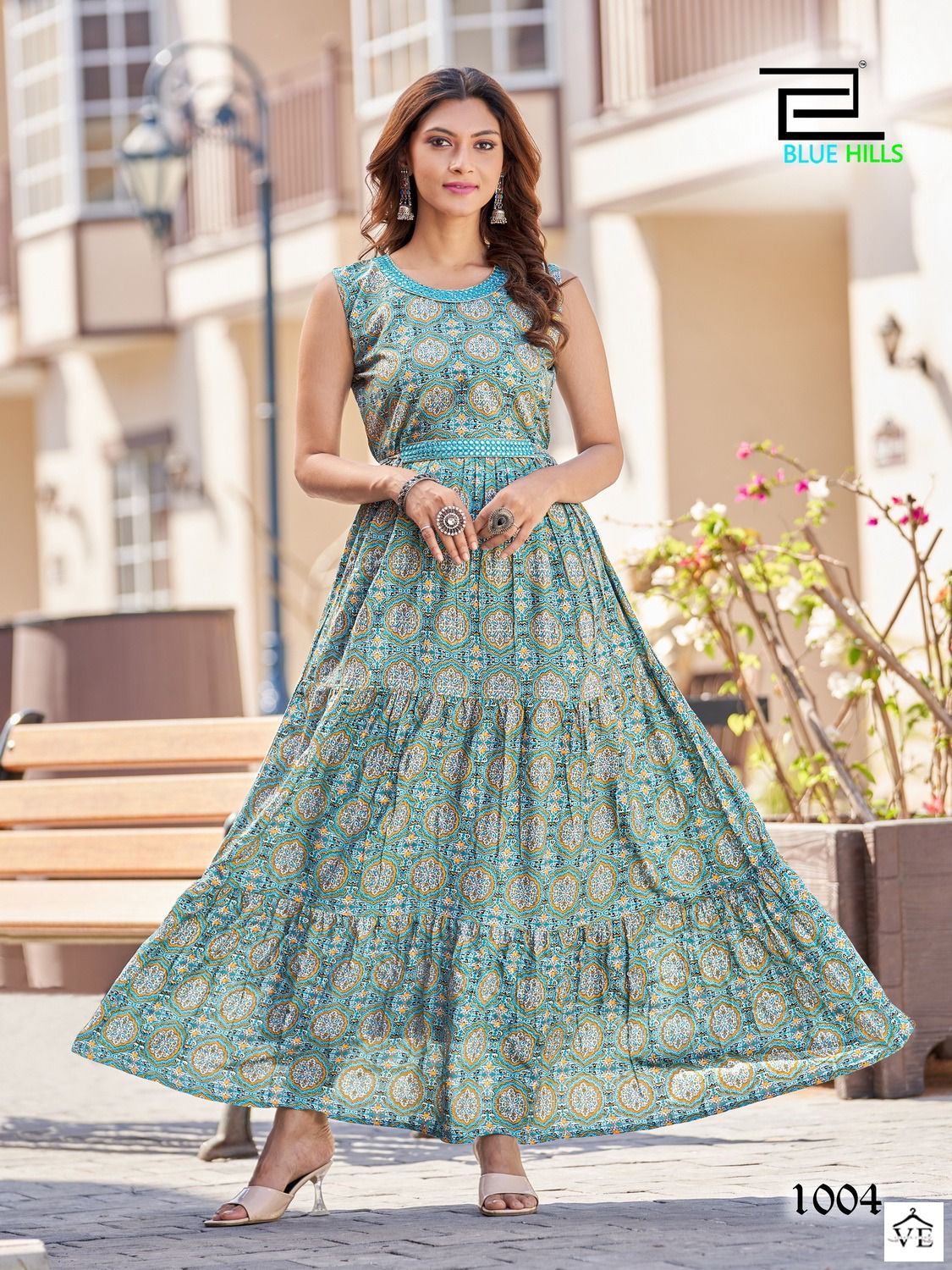 Blue Hills Sunshine Vol 20 Rayon Wholesale Gowns Catalog — Wholesale Kurtis, MPA wholesale from Surat — view 5