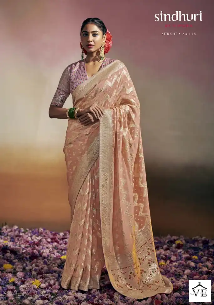 Kimora Surkhi Silk Wholesale Traditional Saree Catalog — Wholesale Sarees, MPA wholesale from Surat - Gallery Image 7