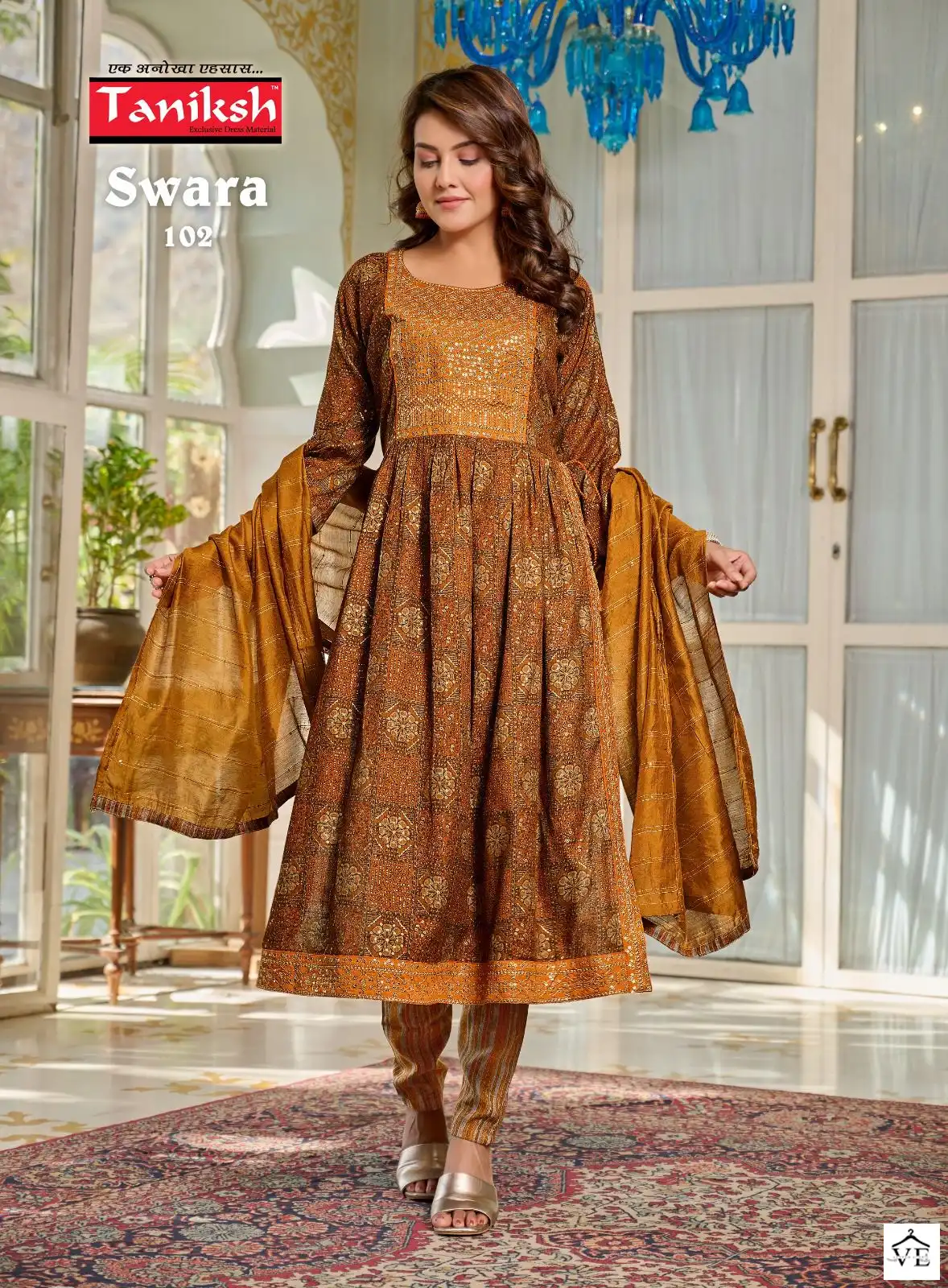 Taniksh Swara Rayon Wholesale Readymade Suit Catalog — Wholesale Salwar Suits, MPA wholesale from Surat - Gallery Image 4