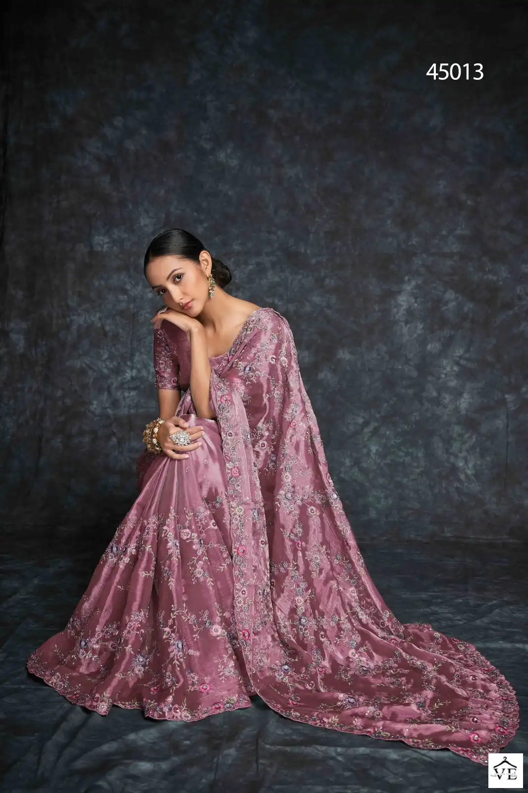 Arya Designs Swrna Vol 4 Geoegette, Organza Wholesale Fancy Saree Catalog — Wholesale Sarees, MPA wholesale from Surat - Gallery Image 12