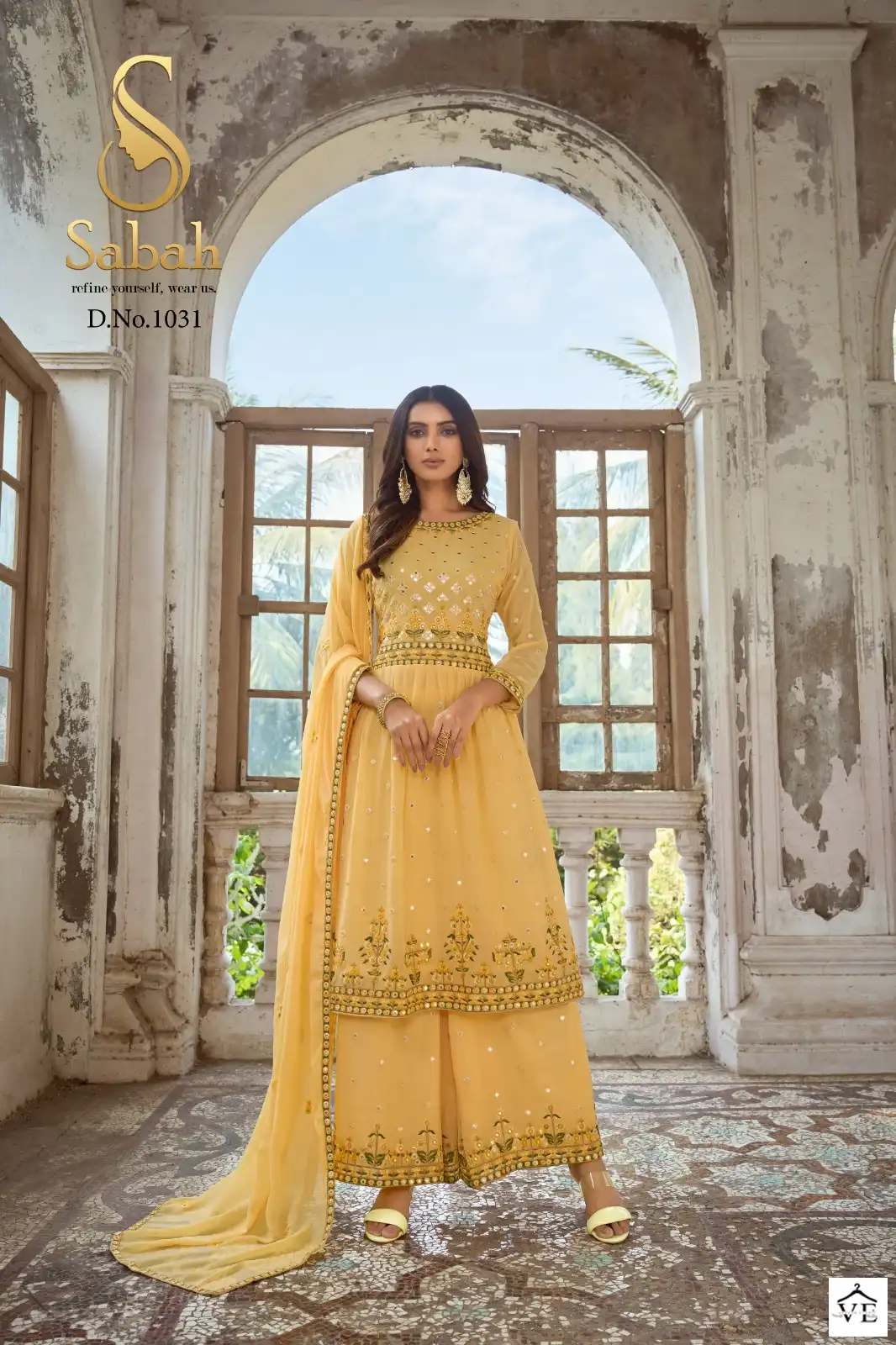 Sabah Zareen Heavy Faux Georgette Wholesale Designer Suits Catalog — Wholesale Salwar Suits, MPA wholesale from Surat — view 3