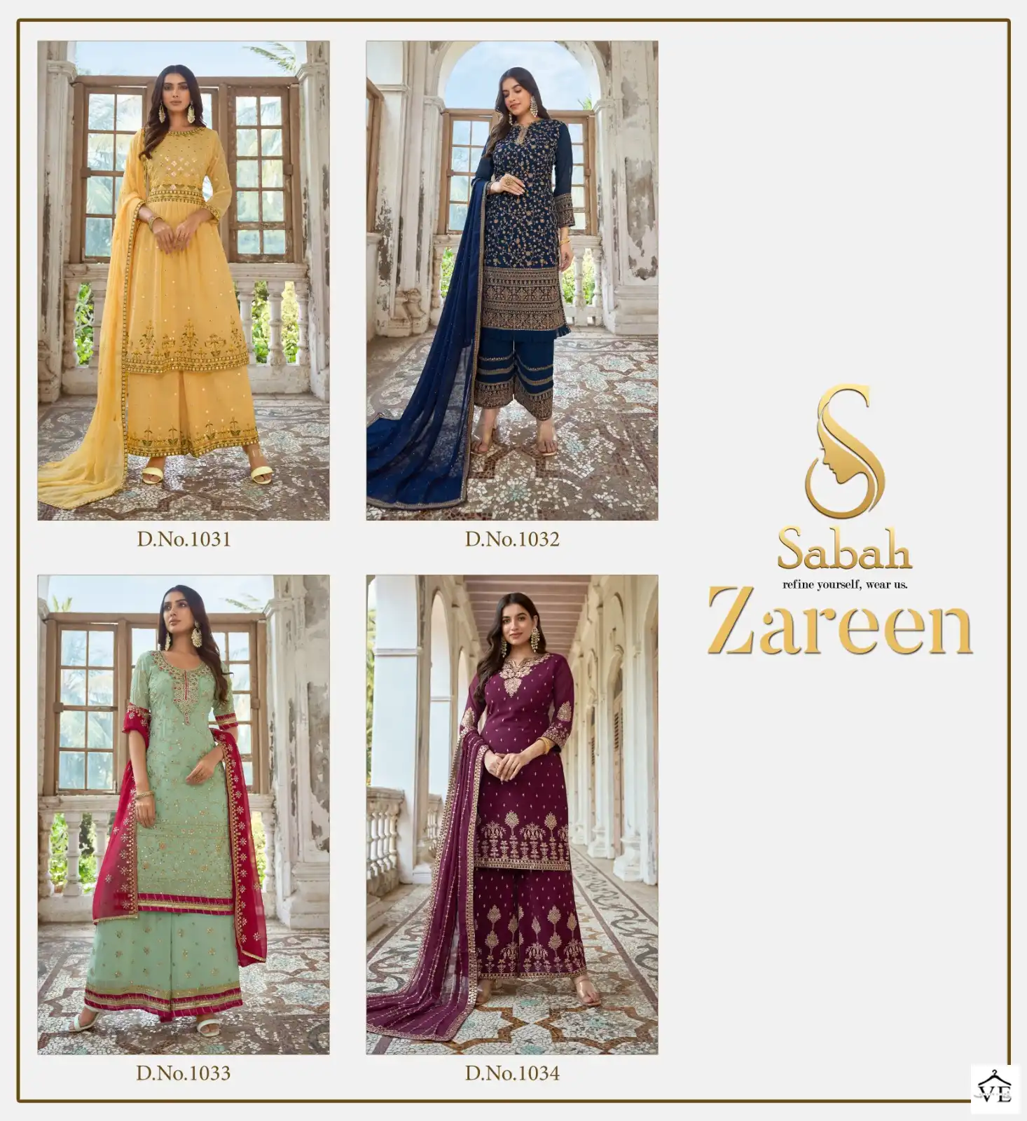 Sabah Zareen Heavy Faux Georgette Wholesale Designer Suits Catalog — Wholesale Salwar Suits, MPA wholesale from Surat — view 6
