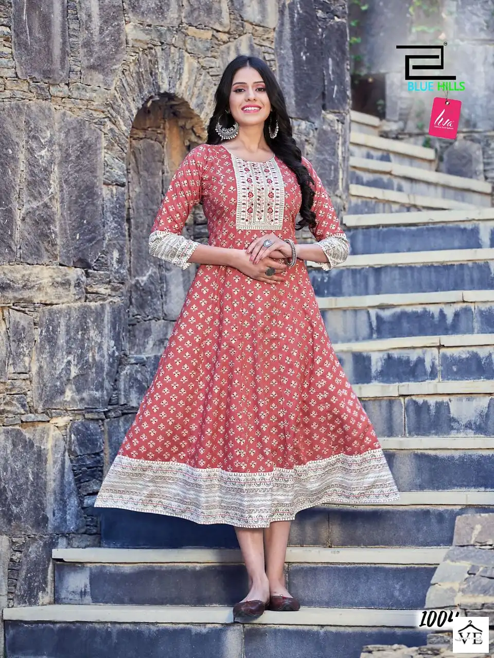 Blue Hills Sensational Rayon 14Kg Wholesale Gown Catalog — Wholesale Kurtis, MPA wholesale from Surat - Gallery Image 7