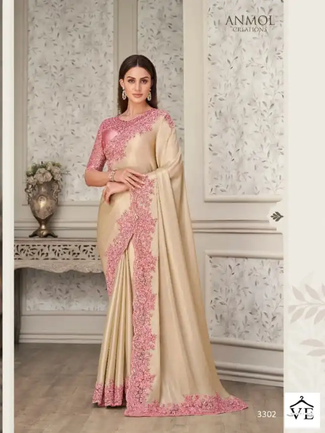 Anmol Shades Vol 7 Soft Silk, Georgette Wholesale Party Wear Saree Catalog — Wholesale Sarees, MPA wholesale from Surat - Gallery Image 14