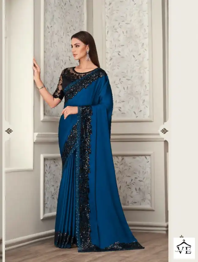 Anmol Shades Vol 7 Soft Silk, Georgette Wholesale Party Wear Saree Catalog — Wholesale Sarees, MPA wholesale from Surat - Gallery Image 15