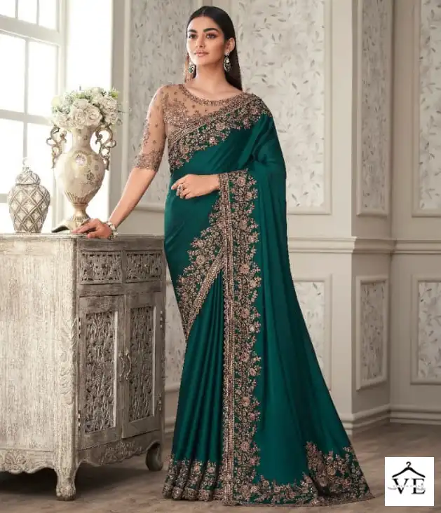 Anmol Shades Vol 7 Soft Silk, Georgette Wholesale Party Wear Saree Catalog — Wholesale Sarees, MPA wholesale from Surat — view 1