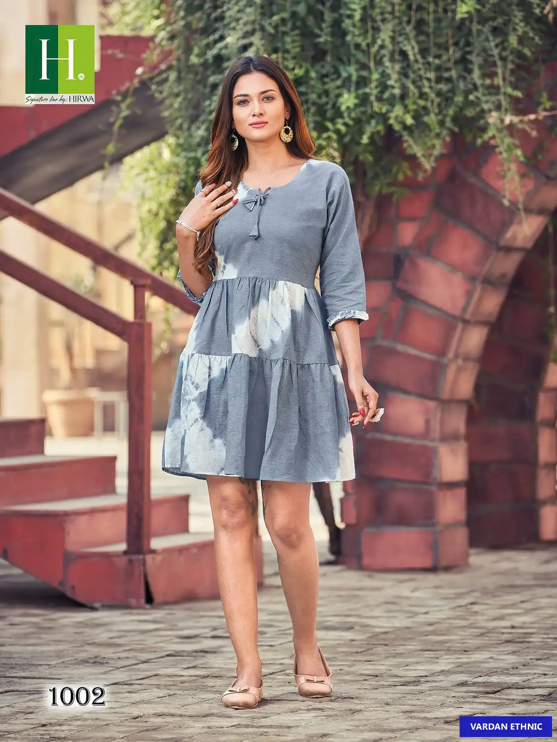 Hirwa Shirley 100% Cotton Wholesale Tunics Catalog — Wholesale Kurtis, MPA wholesale from Surat - Gallery Image 3