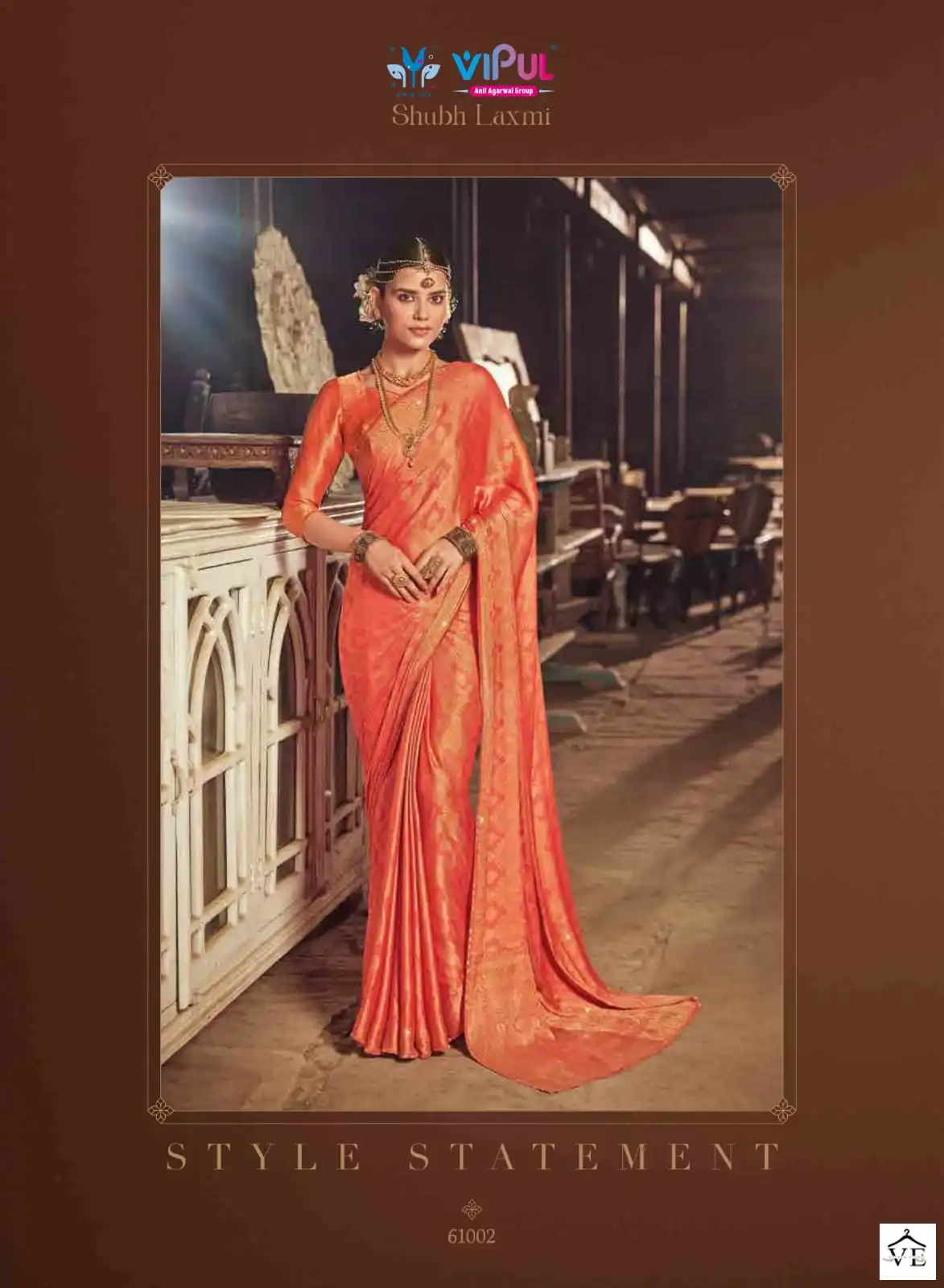 Vipul Shub Laxmi Top Dyed Wholesale Saree Catalog — Wholesale Sarees, MPA wholesale from Surat - Gallery Image 8