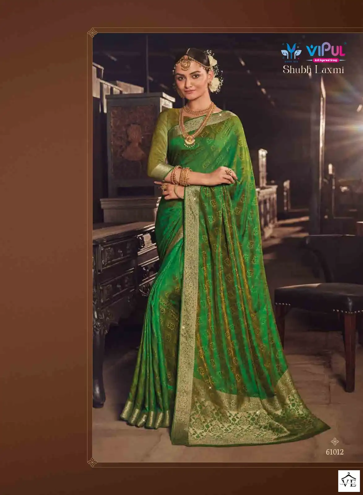 Vipul Shub Laxmi Top Dyed Wholesale Saree Catalog — Wholesale Sarees, MPA wholesale from Surat - Gallery Image 6