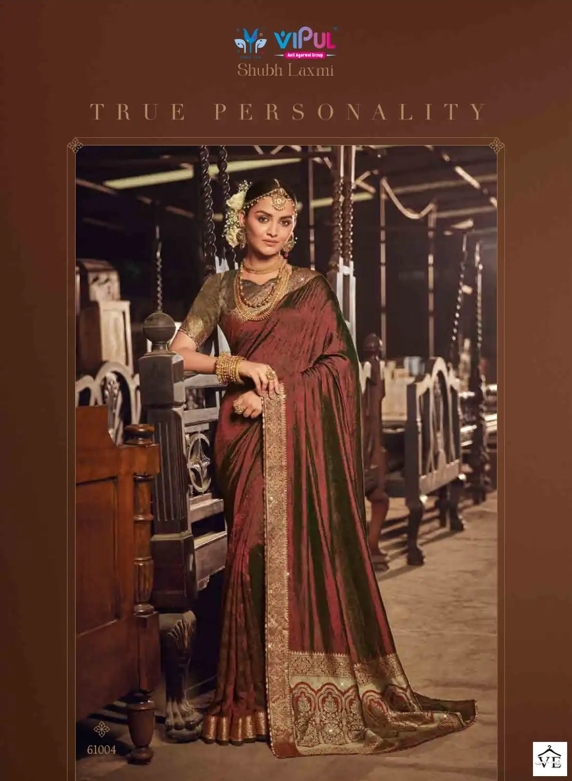 Vipul Shub Laxmi Top Dyed Wholesale Saree Catalog — Wholesale Sarees, MPA wholesale from Surat - Gallery Image 9